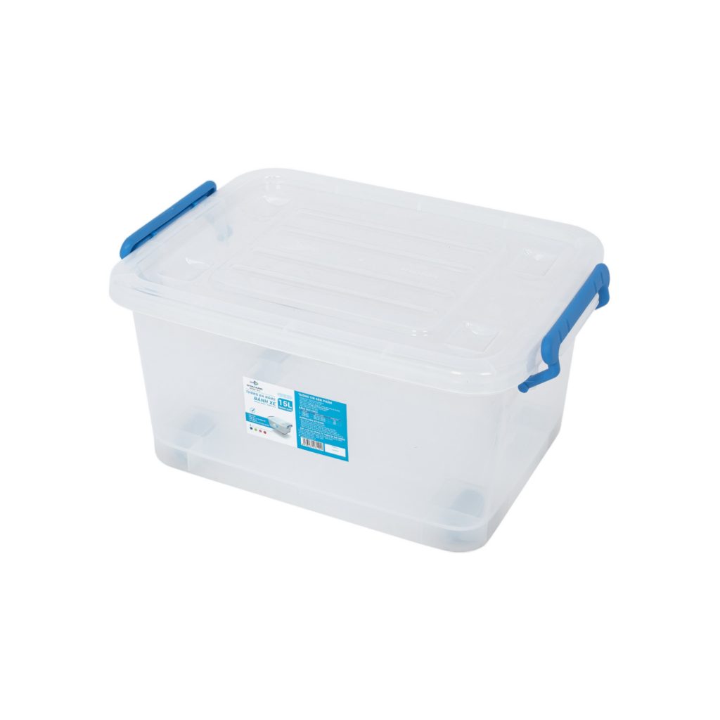 Thùng Nhựa Có Bánh Xe 15 Lít