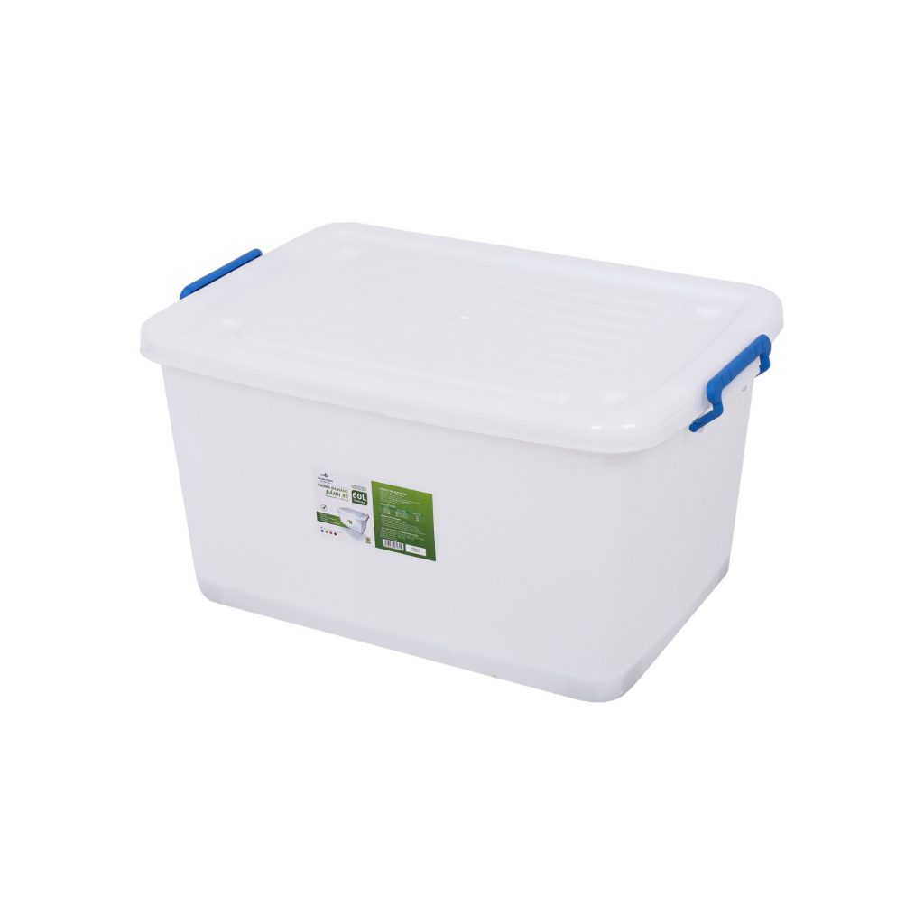 thung nhua banh xe 60L