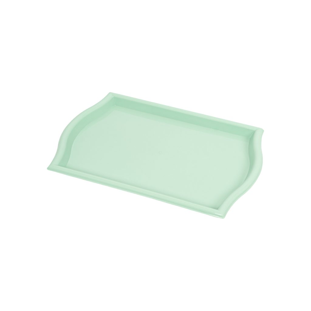 mâm nhựa màu xanh lá