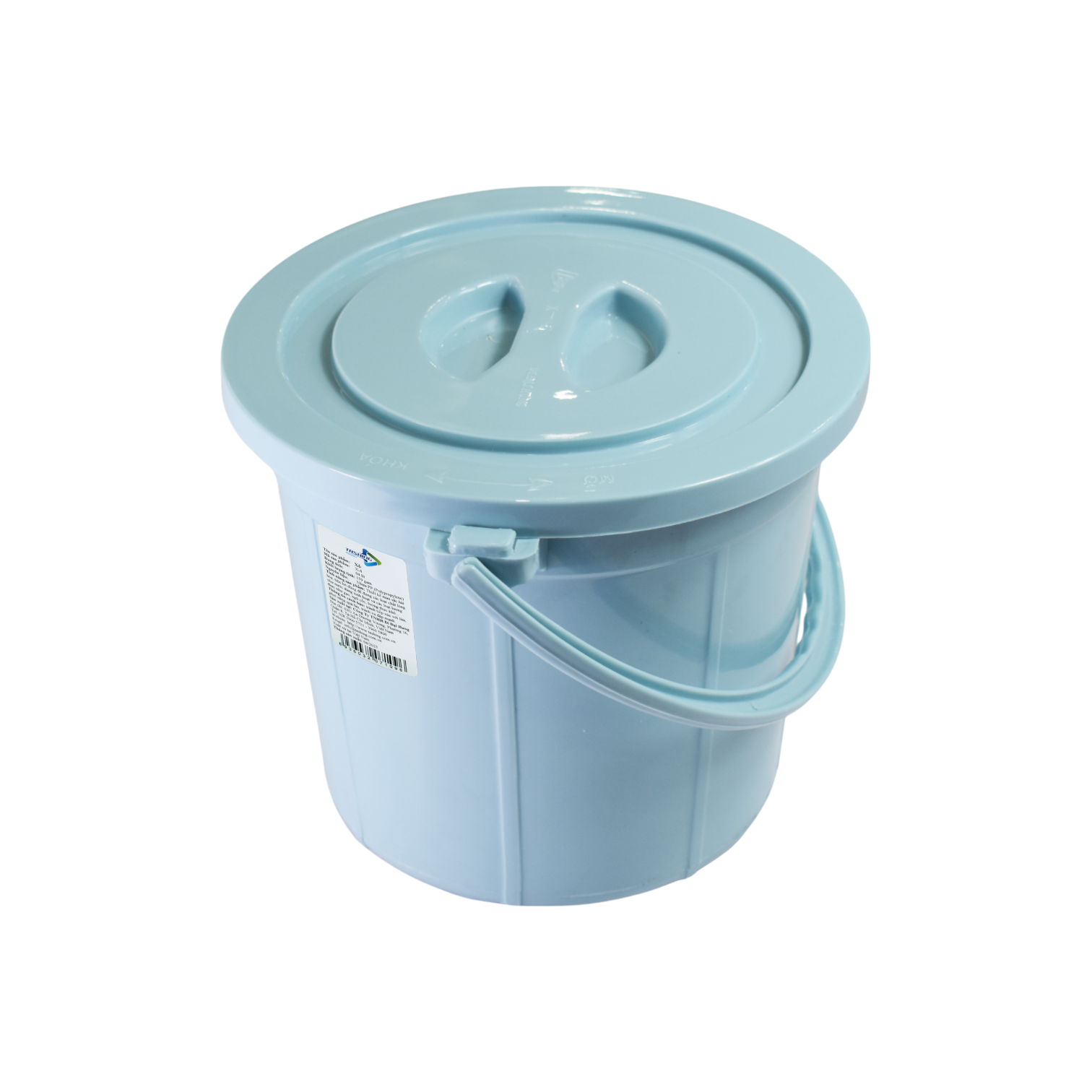 Xô 08 lít CS có nắp (1)