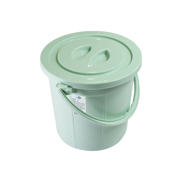 Xô nhựa 12 lít CS có nắp (2)