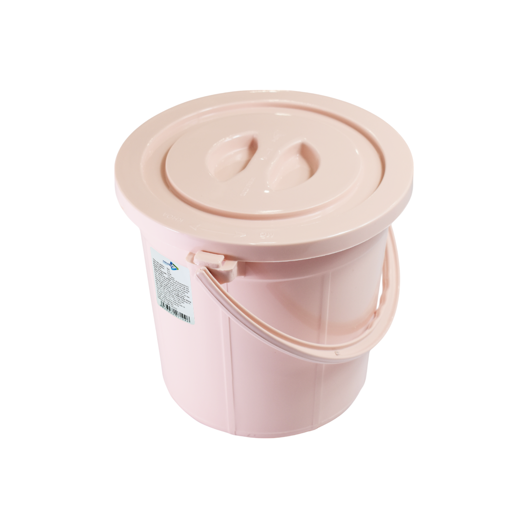 Xô nhựa 12 lít CS có nắp (4)