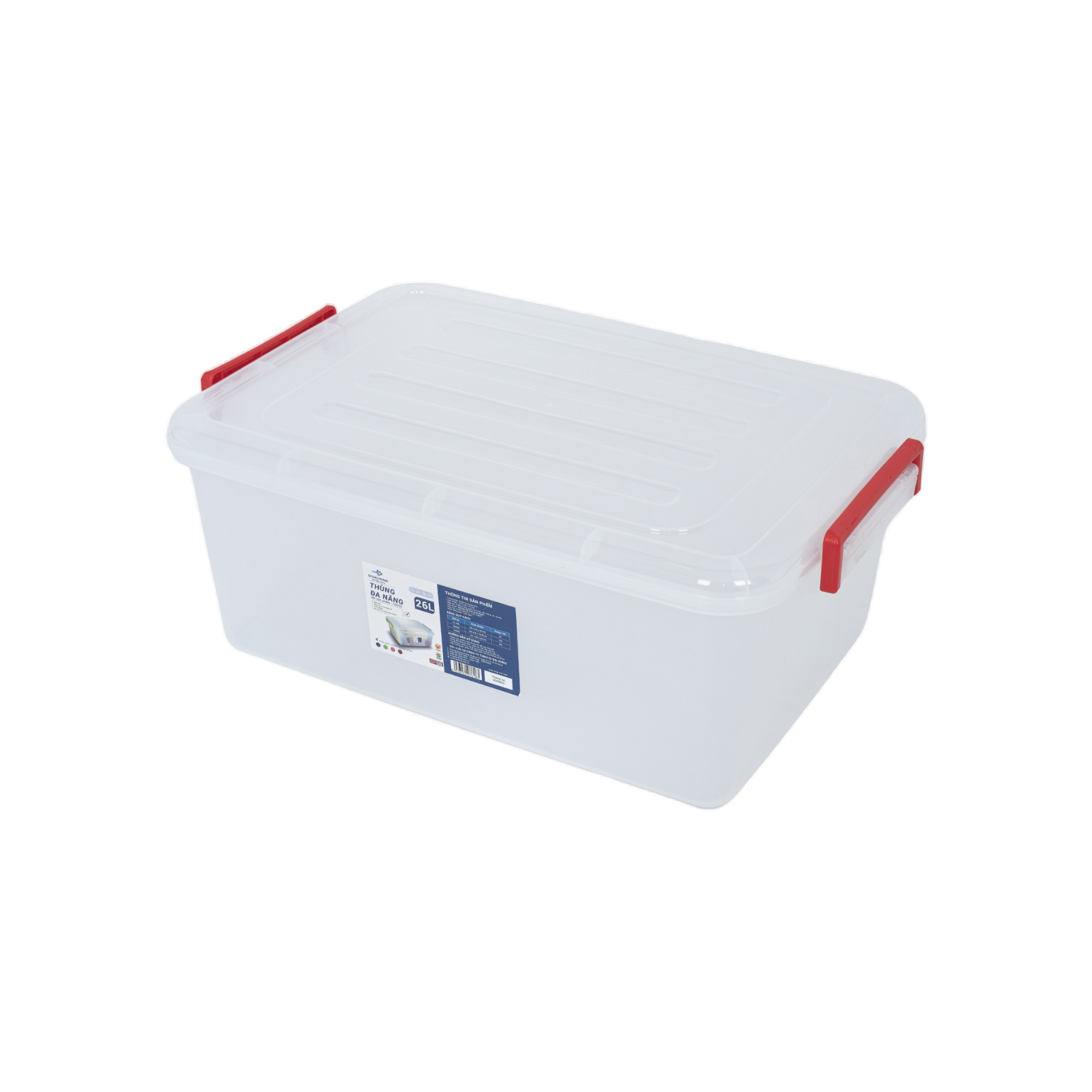 Plastic storage boxes 26L
