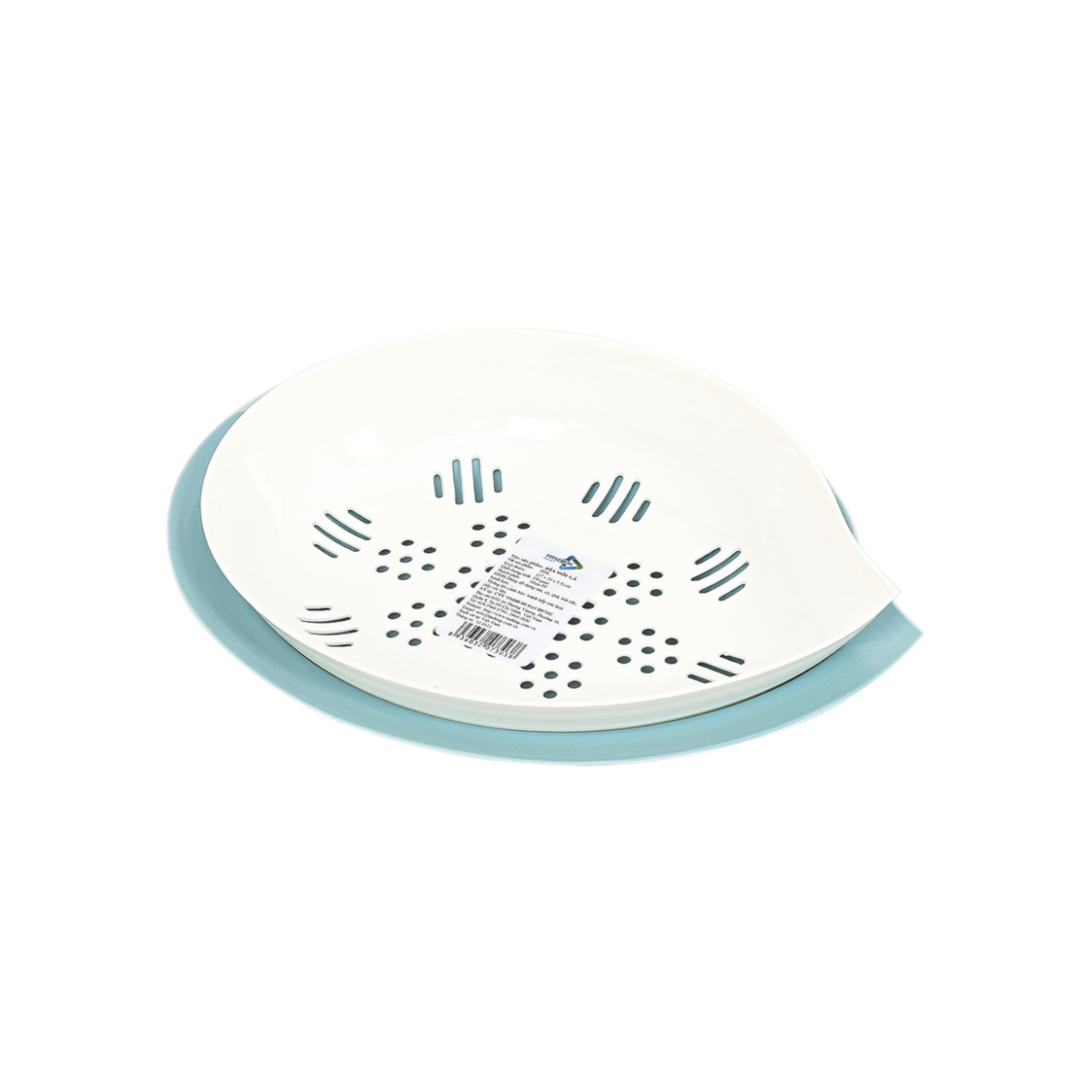 Leaf-shaped plate CS1
