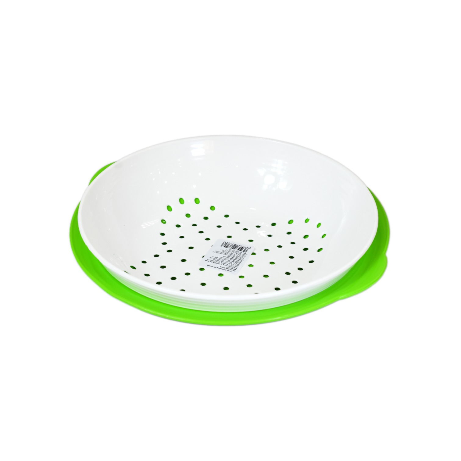 Plastic round plate