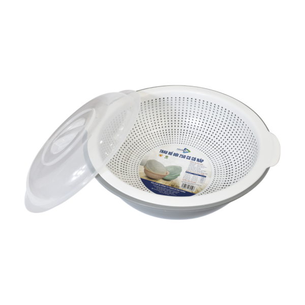 Thau rổ đôi 250 có nắp xám