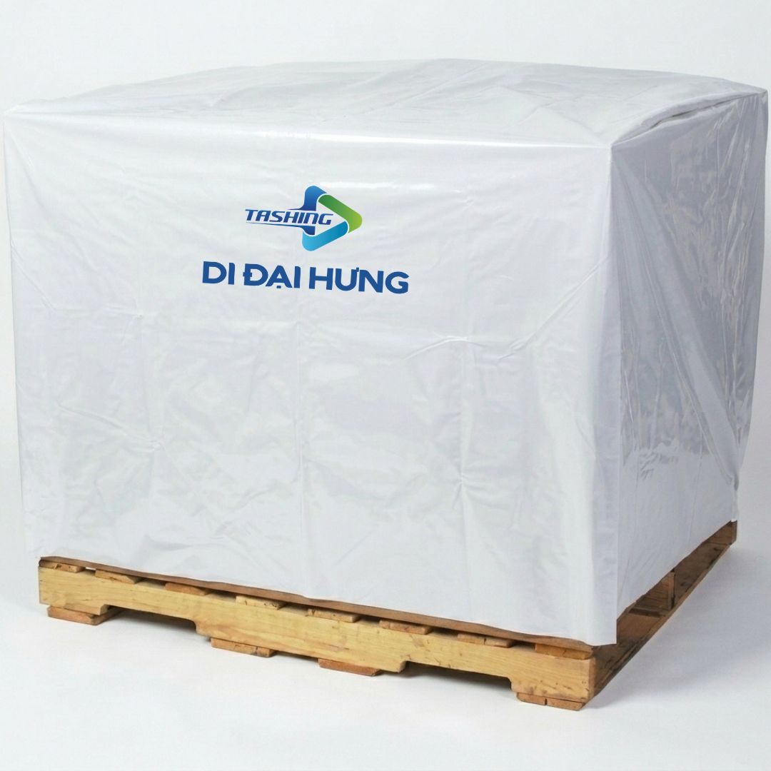 Túi PE 2 da trùm pallet